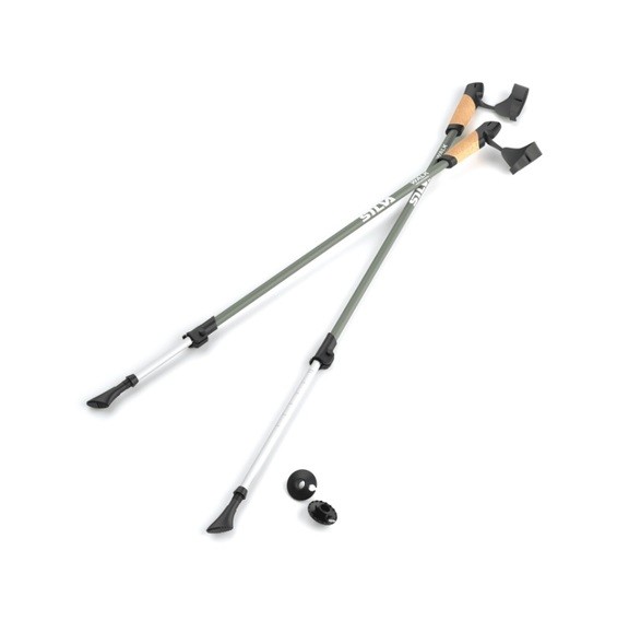 Палки для скандинавской ходьбы Silva Walking Poles Aluminum Cork
