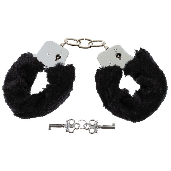 Наручники плюшевые Max Fuchs Handcuffs с 2 ключами