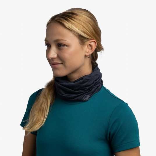 Шарф-труба Buff Merino Lightweight, Solid Solid Night Blue