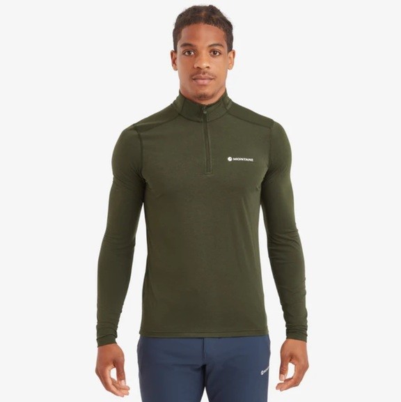 Термофутболка чоловіча Montane Dart XT Zip Neck