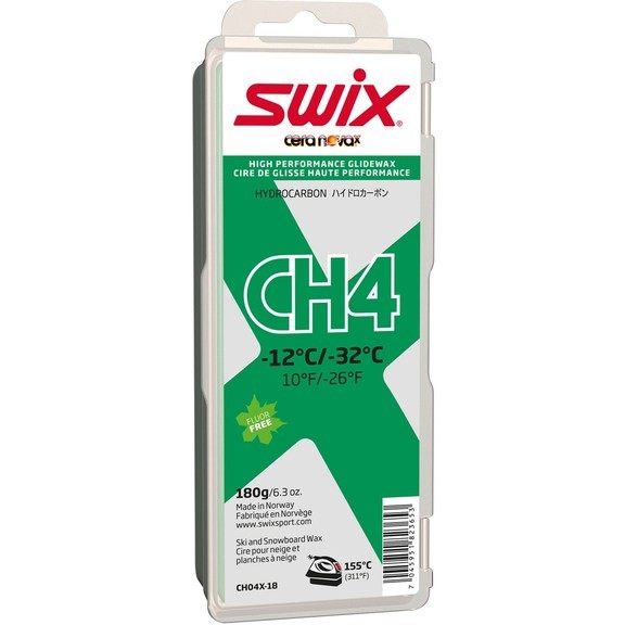 Воск Swix CH4X Green 180g