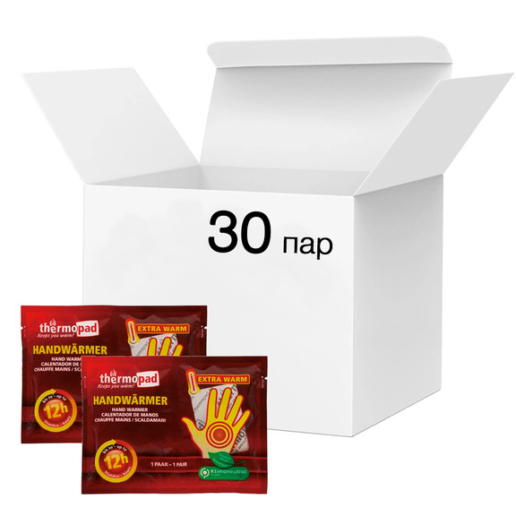 Химическая грелка для рук Thermopad Hand Warmer, 30 пар