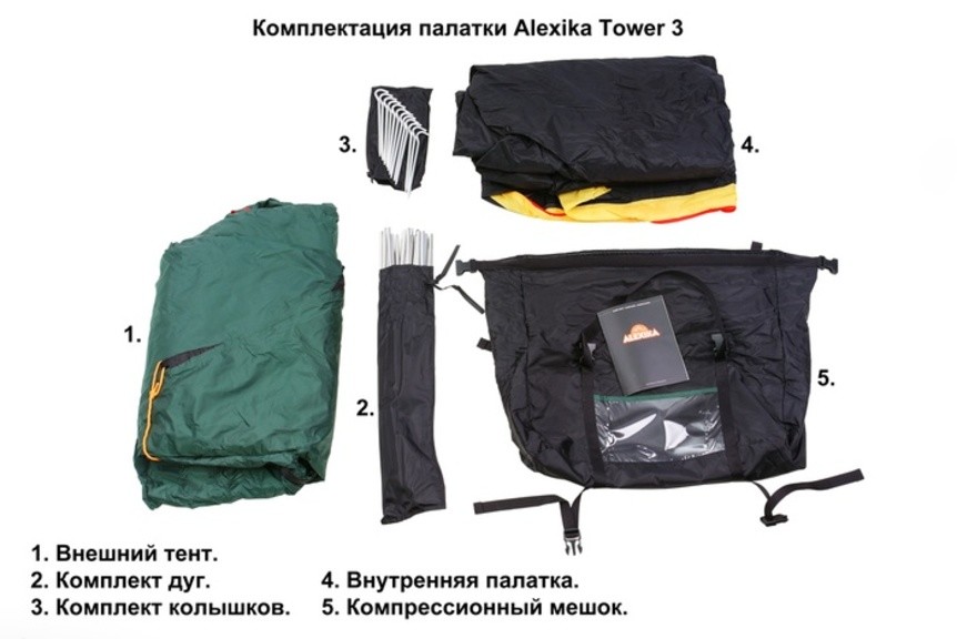 Палатка Alexika Tower 3