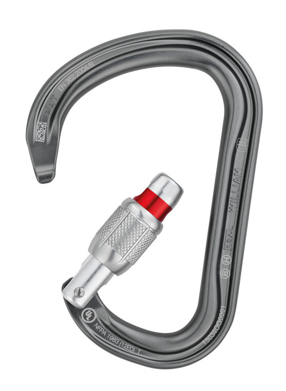 Карабін Petzl William з муфтою Screw-Lock