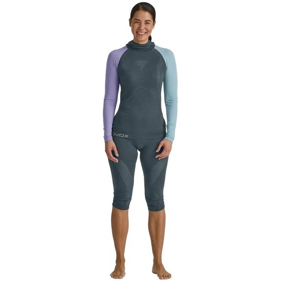 Термоштаны 3/4 женские Ortovox 120 Comp Light Short Pants Women
