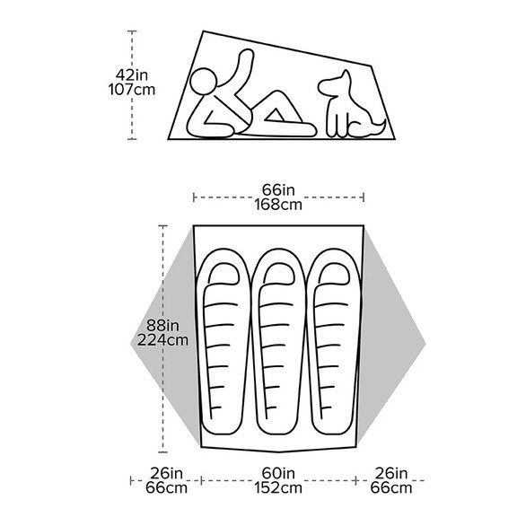 Намет Big Agnes Tiger Wall UL3 Light