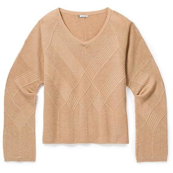 Свитер женский Smartwool Shadow Pine Cable V-Neck Sweater