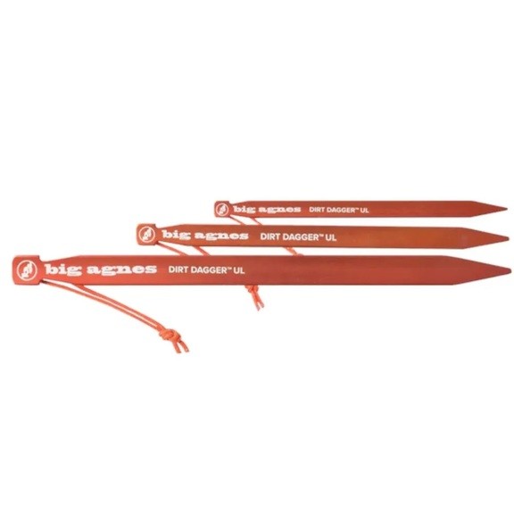 Набір кілків Big Agnes Dirt Dagger UL 6.75” Tent Stakes (6 шт.)