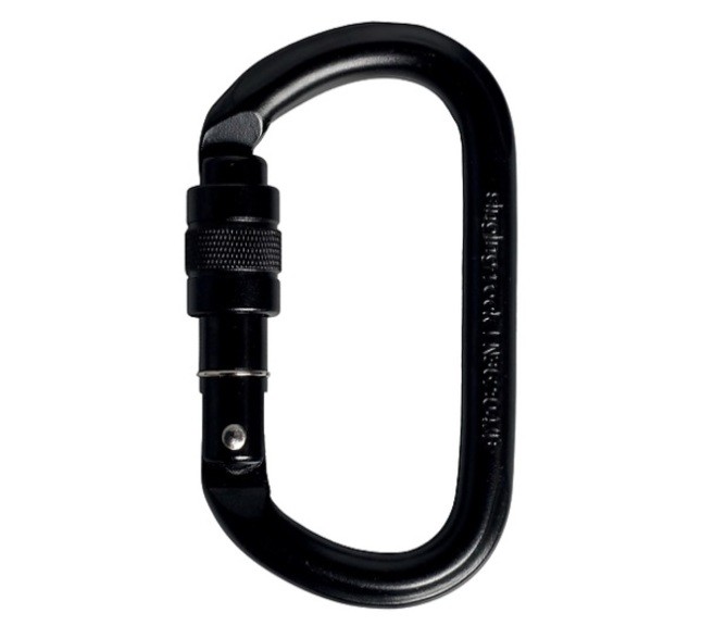 Карабін Singing Rock Steel Oval Carabiner Screw Gate