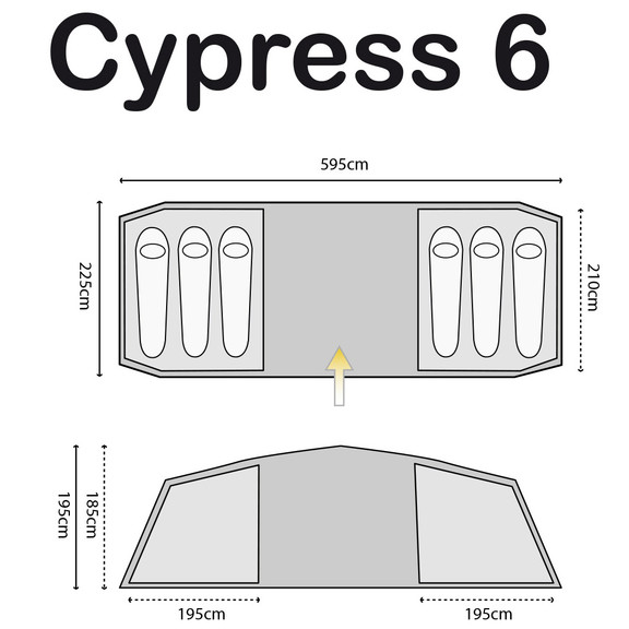 Палатка Highlander Cypress 6