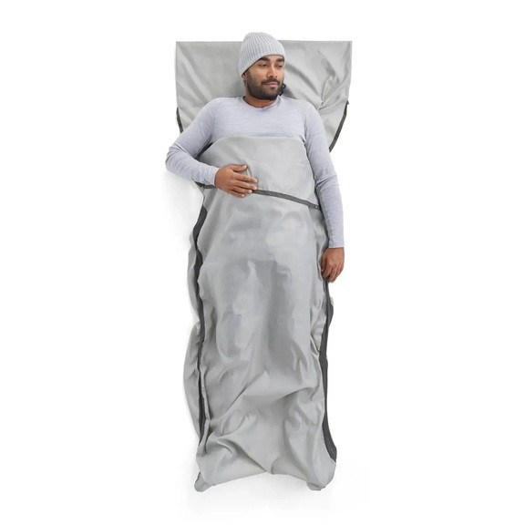 Вкладыш в спальник Sea to Summit Silk Blend Sleeping Bag Liner, Rectangular w/ Pillow Sleeve