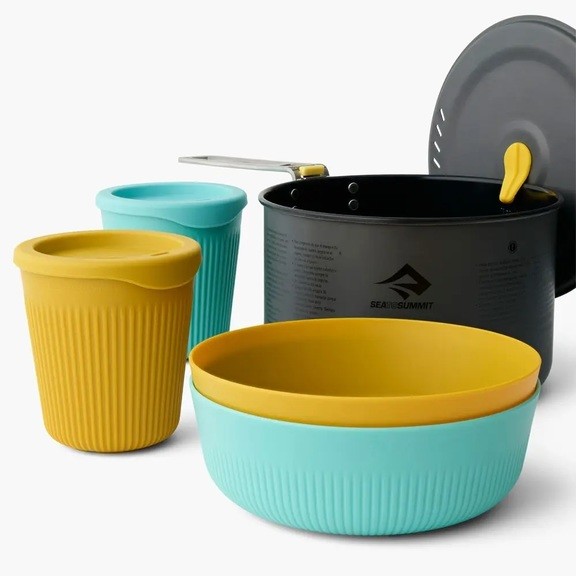 Набор посуды Sea to Summit Frontier UL One Pot Cook Set 5 предметів, на 2 персоны