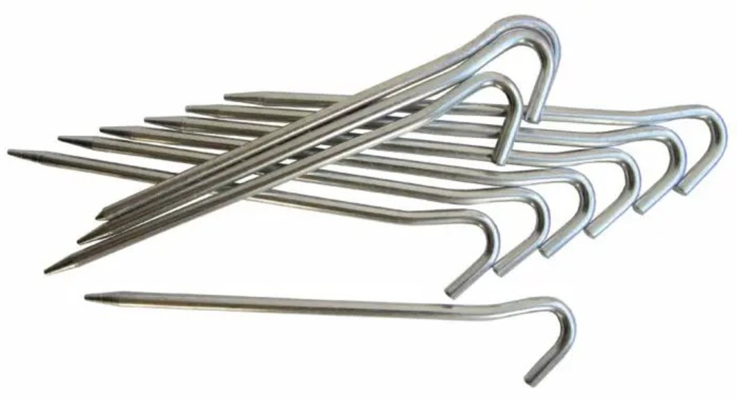 Комплект колышков дюралюминиевых Tramp 10 шт.