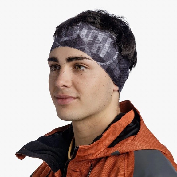 Пов'язка на голову Buff Thermonet Headband, Bardeen Micor Graphite