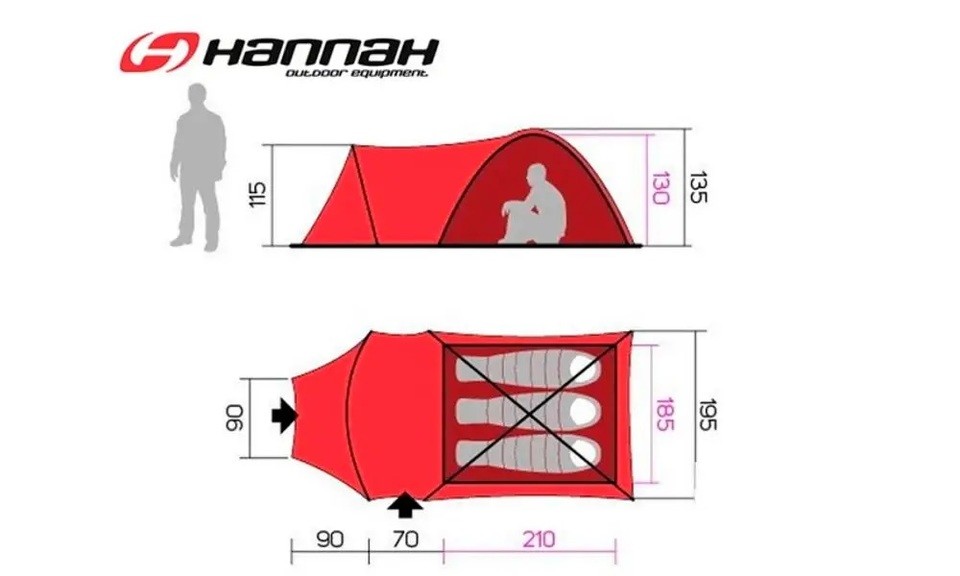Палатка Hannah Arrant 3