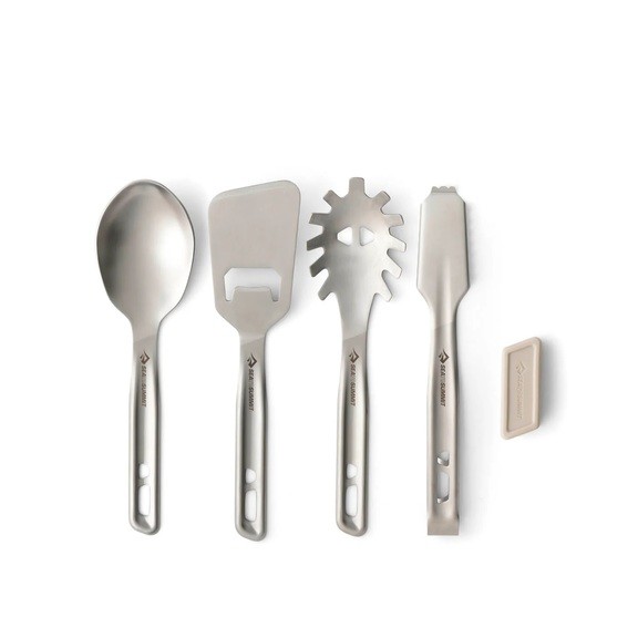 Набор кухонных принадлежностей Sea to Summit Detour Stainless Steel Utensil Set, 4 предмета