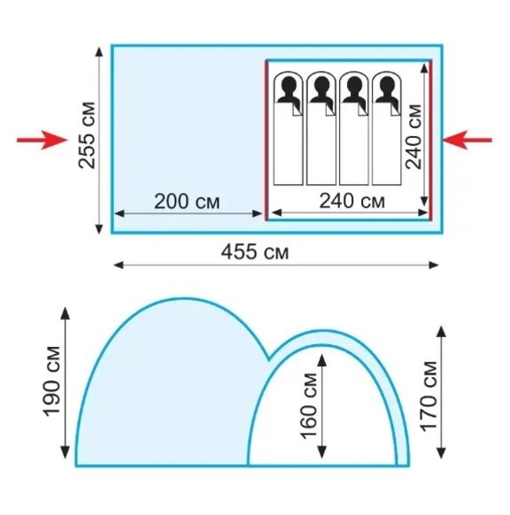 Палатка Tramp Sphinx 4 (v2)