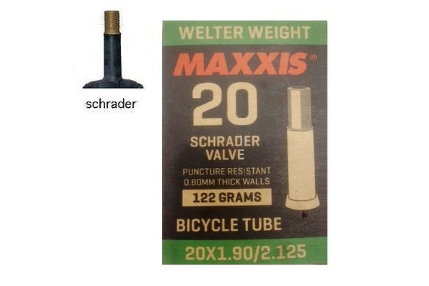 Камера Maxxis 20x1.90-2.125 Welter Weight Tube (Schrader)