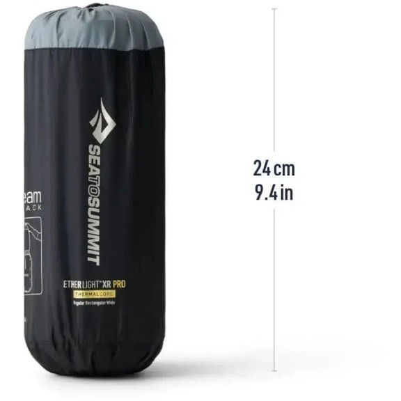 Коврик надувной Sea to Summit Ether Light XR Pro Insulated ASC Mat, Regular Rectang Wide, 183х64х10 см 