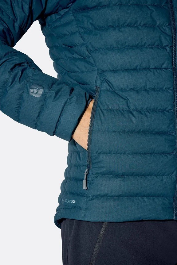 Чоловічий пуховик Rab Microlight Windstopper Hoody