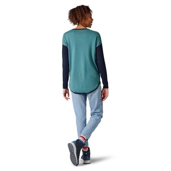 Светр жіночий Smartwool Shadow Pine Colorblock Sweater