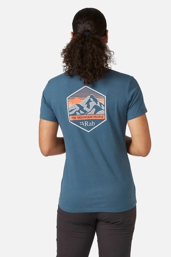 Женская футболка Rab Stance Mountain Peak Tee Womens
