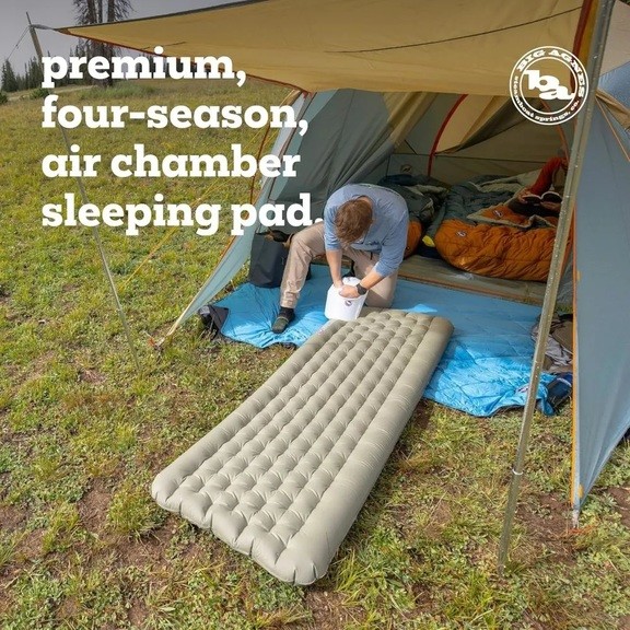 Коврик надувной Big Agnes Campmeister Deluxe Insulated 25x78 Wide Long