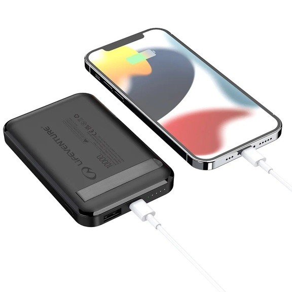 Повербанк Lifeventure Magnetic Wireless Powerbank 10000 mah