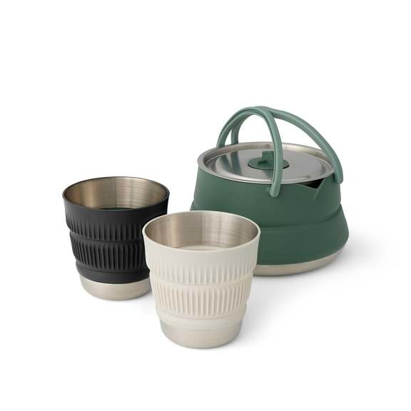 Набор посуды Sea to Summit Detour Stainless Steel Kettle Cook Set (чайник+2 чашки) 