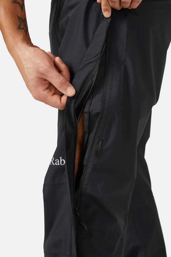 Штаны мужские Rab Downpour Eco Waterproof Full Zip Pants