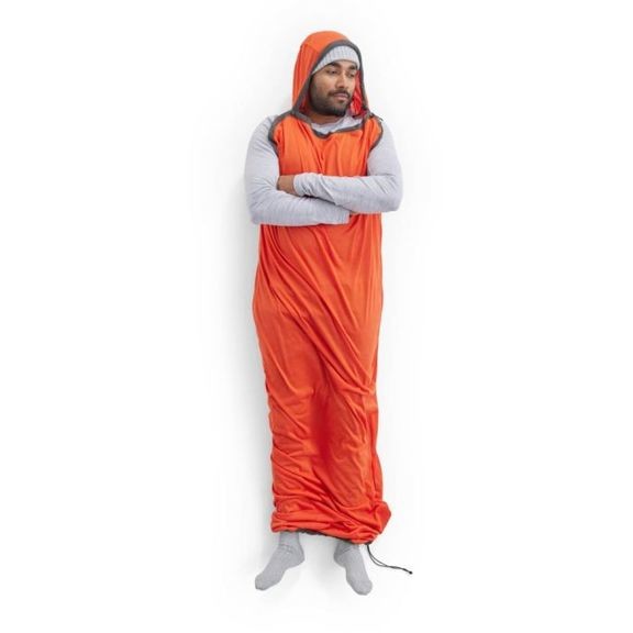 Вкладиш у спальник Sea to Summit Reactor Extreme Sleeping Bag Liner, Spicy Orange, Compact, Mummy w/ Drawcord