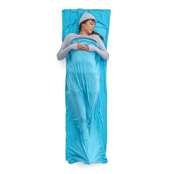 Вкладыш в спальник Sea to Summit Breeze Sleeping Bag Liner, Insect Shield - Rectangular w/ Pillow Sleeve