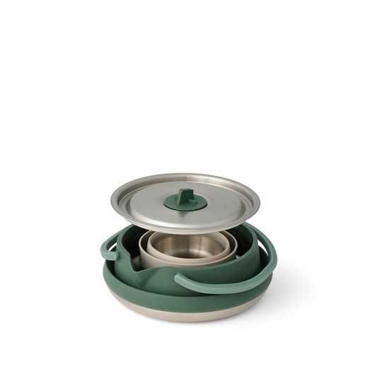 Набор посуды Sea to Summit Detour Stainless Steel Kettle Cook Set w/Sack с чехлом