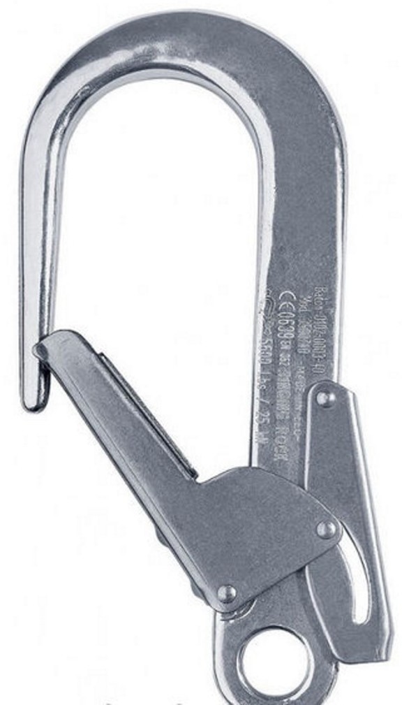 Карабин Singing Rock Large Snap Hook double locking polished