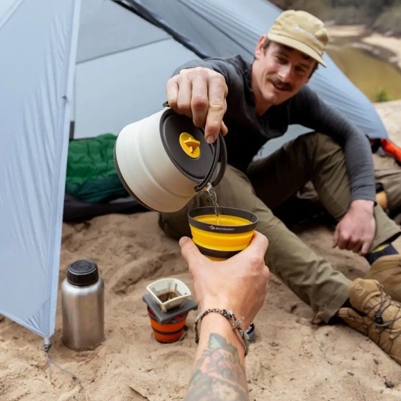 Набір посуду Sea to Summit Frontier UL Collapsible Kettle Cook Set, на 2 особи