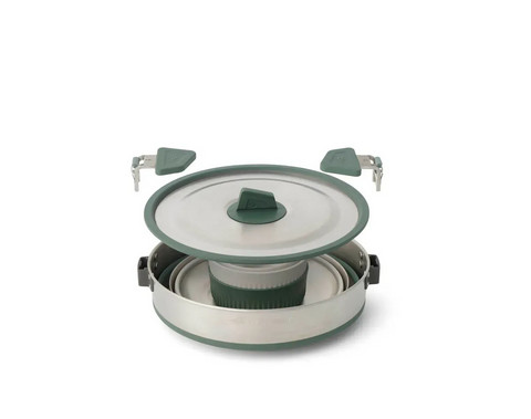 Набор посуды Sea to Summit Detour Stainless Steel One Pot Cook Set w/Sack с чехлом