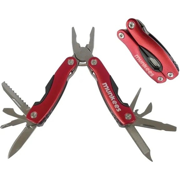 Брелок-мультиинструмент Munkees 2572 SS Multi Tool Red