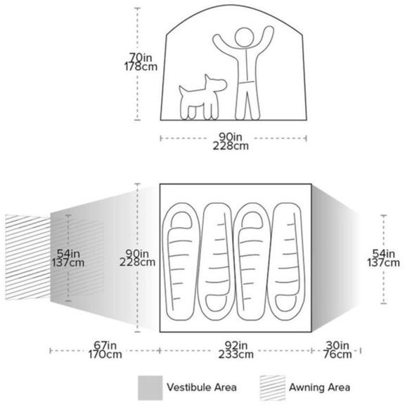 Палатка Big Agnes Bunk House 4