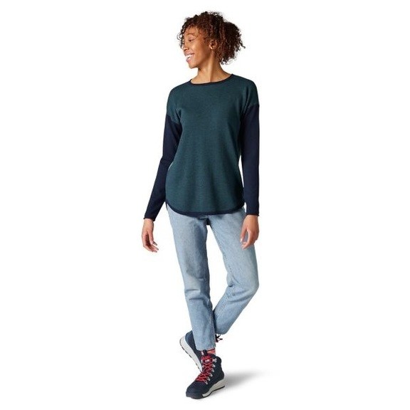 Светр жіночий Smartwool Shadow Pine Colorblock Sweater