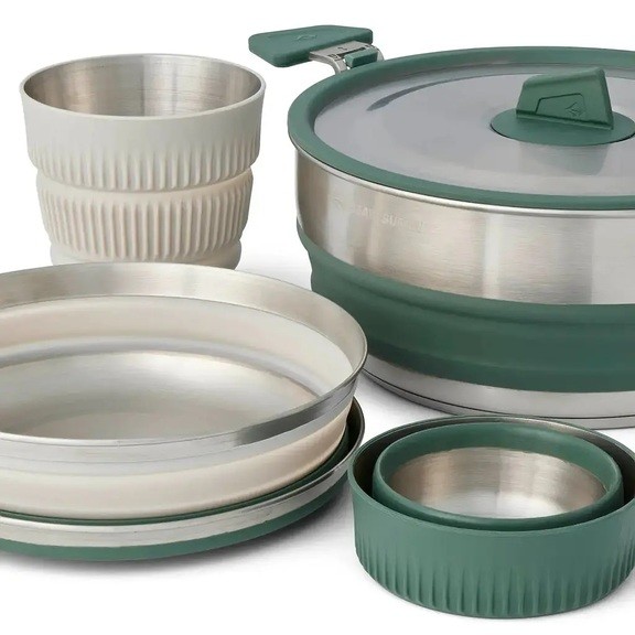 Набор посуды Sea to Summit Detour Stainless Steel One Pot Cook Set w/Sack с чехлом