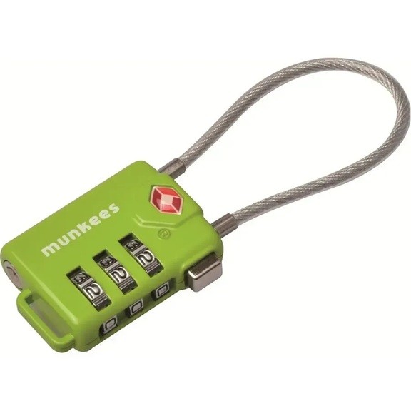 Брелок-замок Munkees 3609 TSA Cable Combi Lock