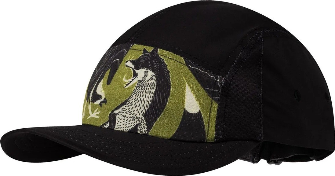 Кепка Buff 5 Panel Go Cap, Rub Chomp Black