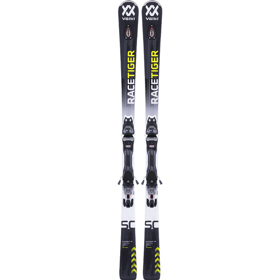 Комплект: лыжи Volkl Racetiger SC Black 17/18 + крепление vMotion 11 GW