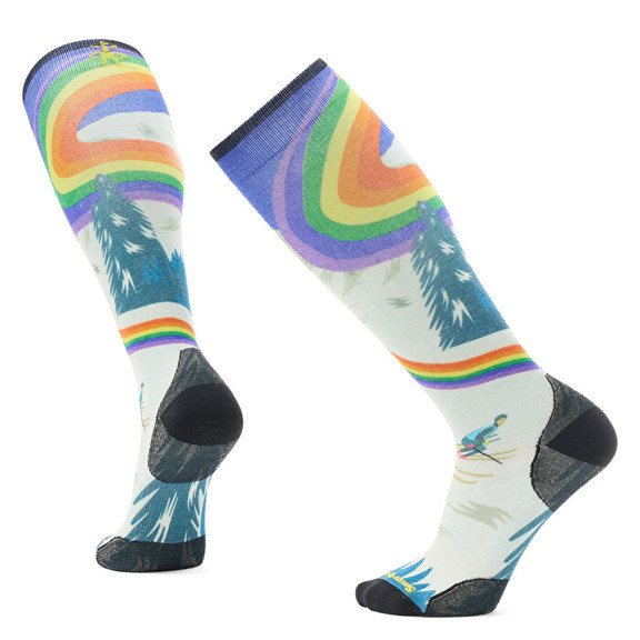 Термоноски Smartwool Ski Zero Cushion Rainbow Trails Print OTC