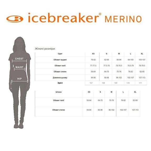 Термофутболка жіноча Icebreaker BF 260 Vertex Zip