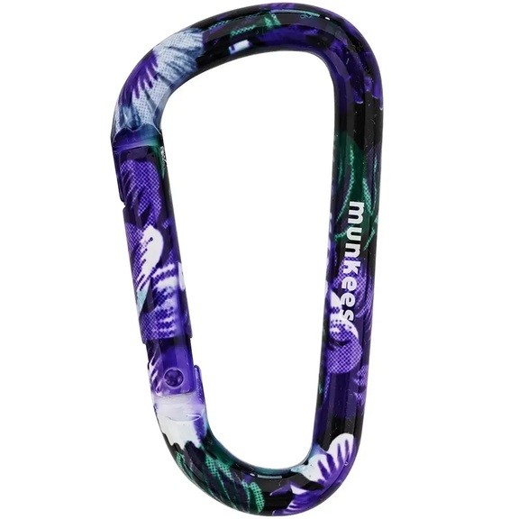 Карабин Munkees 3326 Flower Purple 8 mm x 80 mm