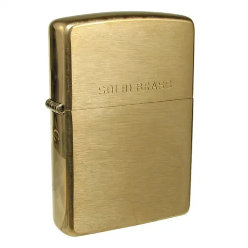 Зажигалка Zippo Br Fin Solid Brass, 204