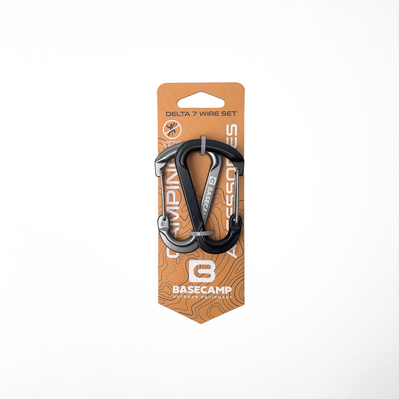 Набор алюминиевых карабинов Base Camp Delta 7 Wire Set, 2 шт.