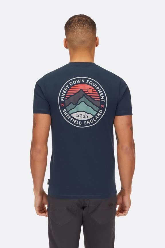 Футболка мужская Rab Basecamp 3 Peaks Tee Man