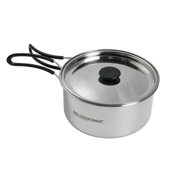 Набор стальной посуды КЕМПИНГ 010008